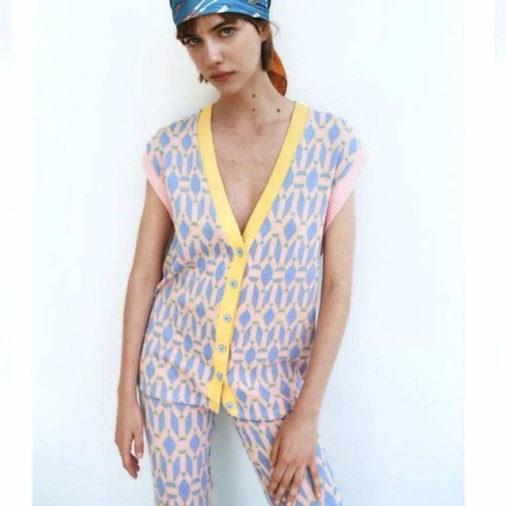Zara Vest and Pants Knit Set